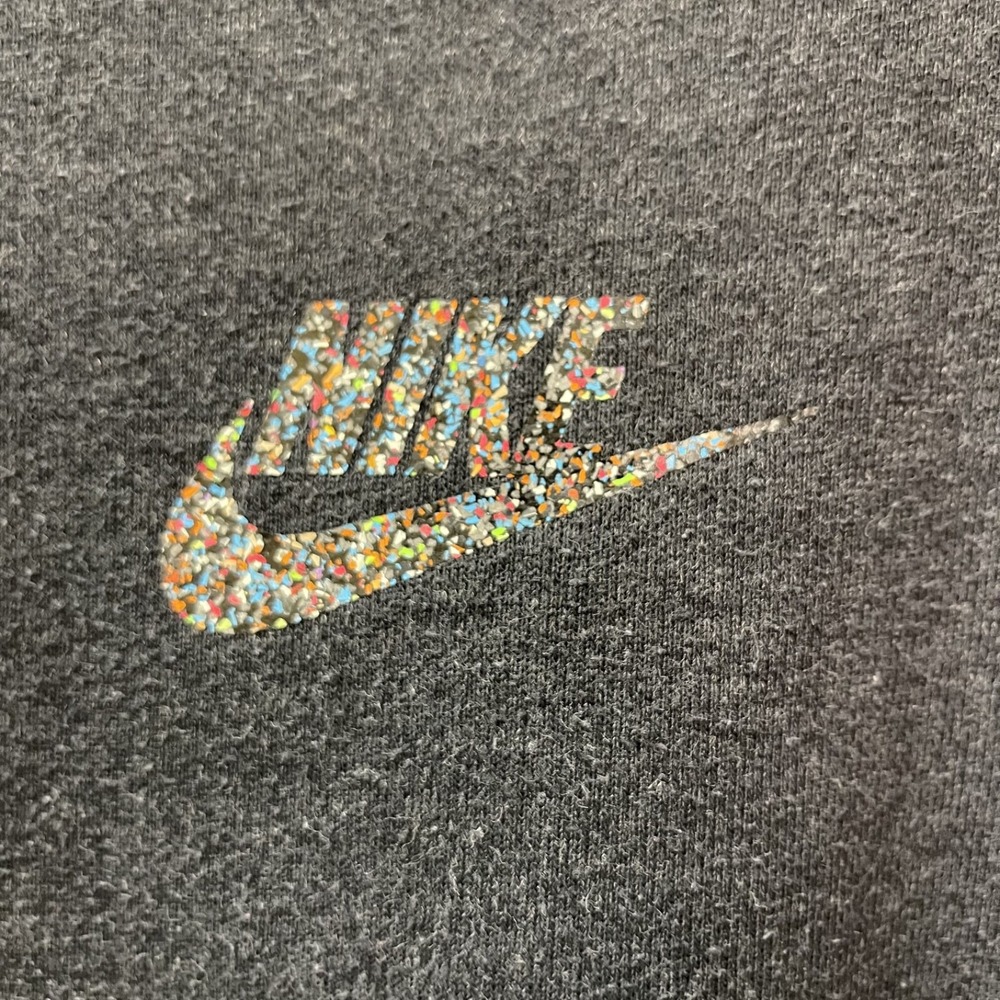 Nike Men's Medium Rainbow Swoosh Hooded Sweatshirt